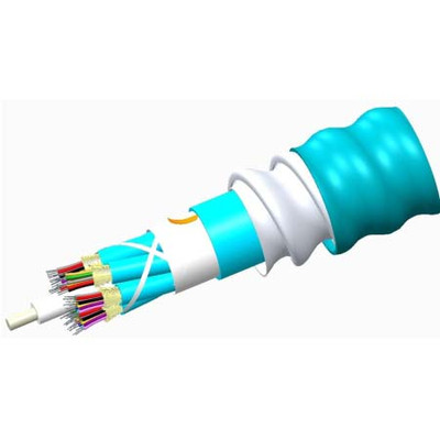 COMMSCOPE TERASPEED PLENUM DISTRIBUTION CABLE INTERLOCKING ALUMINUM ARMORED W PLENUM JACKET 24 FIBE ER SINGLE-UNIT