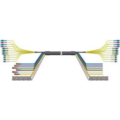 COMMSCOPE 60' HELIAX FIBERFEED LOW INDUCTANCE REDUCED DIAMETER HYBRID TRUNK CABLE 6PR 6AWG 12PR SM F FIBER