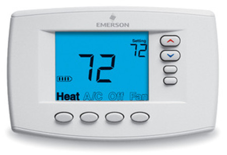 CADET MANUFACTURING 08162 CADET HEATER ELECTRONIC NON-PROGRAMMABLE WALL THERMOSTAT TH114 DP 16A 240V V/208V, WHITE