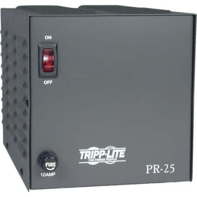 TRIPP LITE POWER SUPPLY 20 AMPS CONTINUOUS 25 AMPS ICS 120 VAC INPUT 138 VDC VOLTS OUTPUT 6 34 INCH HH X 6 1/4 INCHW X 10 1/4 INCHD