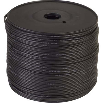 HAINES PRODUCTS 14 GAUGE ZIP CORD BLACK AND BLACK WIRES PVC JACKET RATED TO 80 DEGREE C COPPER CLAD ALUMINUM