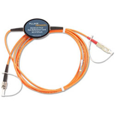 FLUKE NETWORKS MULTIMODE OM1 ENCIRCLED FLUX COMPLIANT TEST REFERENCE CORD 2M FOR TESTING 625’…M ST T TERMINATED FIBERS SC TO ST CONNECTORS