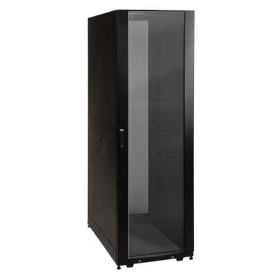 TRIPP LITE 42U STANDARD-DEPTH RACK ENCLOSURE CABINET WWINDOW