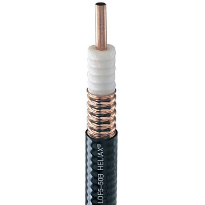 COMMSCOPE HELIAX ANDREW VIRTUAL AIR AVA COAXIAL CABLE CORRUGATED COPPER 78 IN BLACK PE JACKET