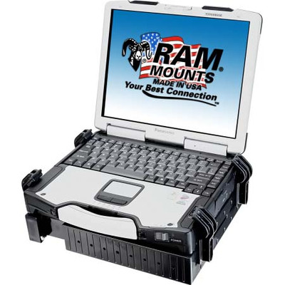 RAM Mounts Universal Laptop Mount Tough Tray Spring Loaded Expandable Tray Accommodates 10-16 inch Laptops Replacement
