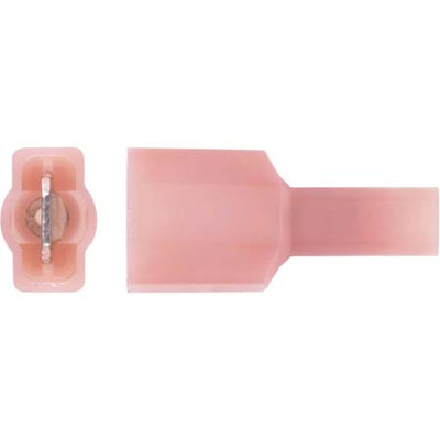 3M NYLON MALE QUICK SLIDE CONNECTOR WITH BUTTED SEAM FOR WIRE SIZE 22-18 GAUGE TAB SIZE 250 INCH 100 0 PER BOX
