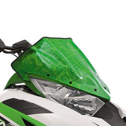 ARCTIC CAT TEAM ARCTIC LOW WINDSHIELD - TEAM ARCTIC GREEN - 2014-2020 ZR XF M PTA BC Replacement