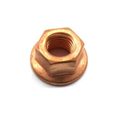 NUT M8 FLANGE COPPER COATED WO12MM