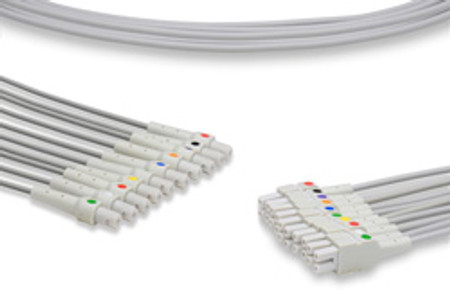 EKG LEADWIRES 10 LEADS WITHOUT ADAPTERS