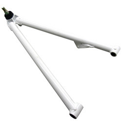 ARMLOWER-LH 40 INCH-WHT-FABR Replacement