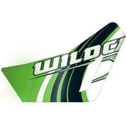 ARCTIC CAT WRAPS ALUMINUM DOOR GRAPHICS - GREEN WHITE BLACK - 2014 WILDCAT X Replacement