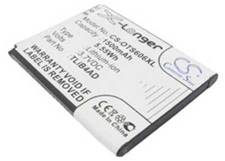 CS-OTS606XL ALCATEL MOBILE SMARTPHONE BATTERY BLACK