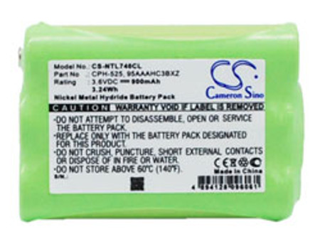 CS-NTL740CL NORTEL CORDLESS PHONE BATTERY GREEN