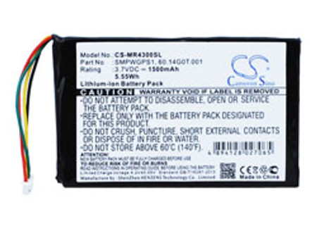 CS-MR4300SL MAGELLAN GPS NAVIGATOR BATTERY BLACK