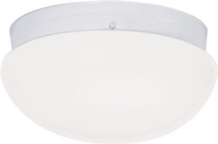 2 LIGHT CFL 12 INCH LARGE WHITE MUSHROOM 2 18W GU24 LAMPS INCLUDED WHITE UTILITY