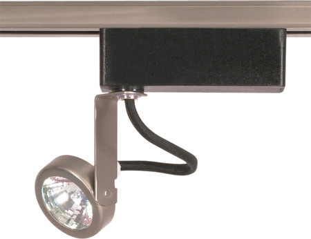 1 LIGHT MR16 12V TRACK HEAD GIMBAL RING BRUSHED NICKEL TRANSITIONAL Replacement
