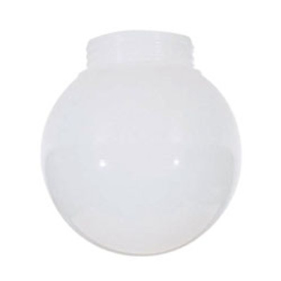 LEXAN WHITE BALL 6 INCH DIAMETER 3 11/64 INCH SCREW FITTER