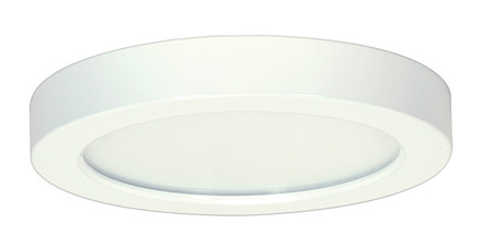 13.5 WATT 7 INCH FLUSH MOUNT LED FIXTURE 5000K ROUND SHAPE WHITE FINISH 120 VOLTS Replacement
