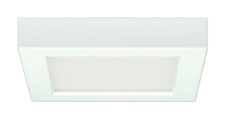 10.5 WATT 5.5 INCH FLUSH MOUNT LED FIXTURE 4000K SQUARE SHAPE WHITE FINISH 120 VOLTS Replacement
