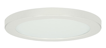 25 WATT 13 INCH FLUSH MOUNT LED FIXTURE 4000K ROUND SHAPE WHITE FINISH 120 VOLTS