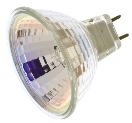 50 WATT HALOGEN MR16 CLEAR 2000 AVERAGE RATED HOURS BI PIN G8 BASE 120 VOLTS CARDED