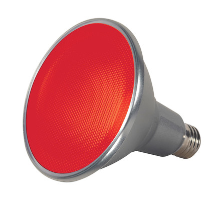 15 WATT PAR38 LED RED 40 DEGREE BEAM SPREAD MEDIUM BASE 120 VOLTS