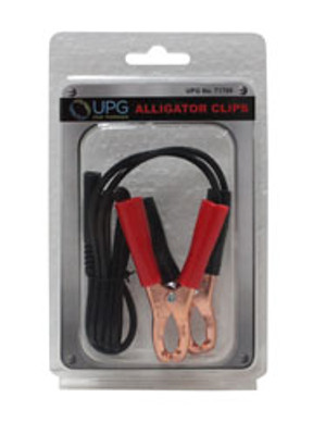 ALLIGATOR CLIP CHARGER REPLACEMENT CORD FOR THE 12V1A 2A AND 4A CHARGER