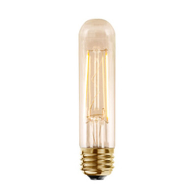 2-WATT LED NOSTALGIC RADIO TUBE BULB 25W EQUIVALENT MEDIUM BASE 5" MOL ANTIQUE FINISH
