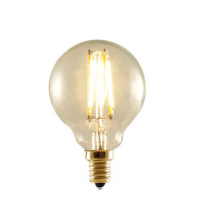 LED2G1622KFIL-NOS 2-WATT LED NOSTALGIC GLOBE BULB 25W EQUIVALENT CANDELABRA BASE ANTIQUE FINISH H