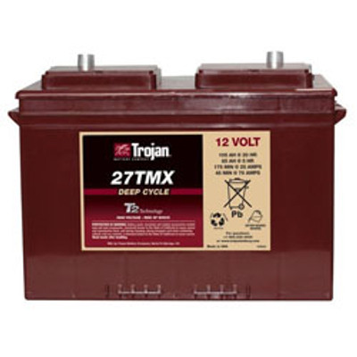 12 VOLT DEEP-CYCLE FLOODED BATTERY - WITH T2 TECHNOLOGY 27 105AH