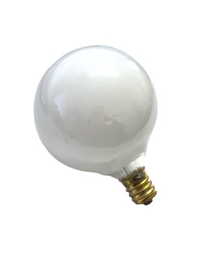 Interlight 25W Frosted E14 Replacement Globe Incandescent 120V