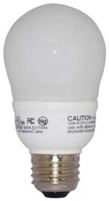 9W FluorescentA-shape-replaceable 2700K E26 Replacement