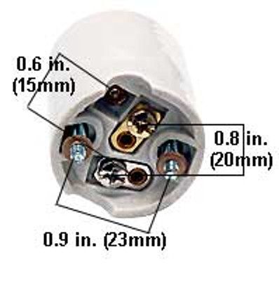 SOCKET WITH 18 INCH WIRE LEADS