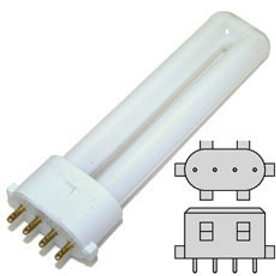 13W 3000K COMPACT FLUORESCENT BASE 2GX7