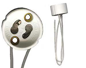 Interlight IN-095C6 Replacement Socket 6-Inch Leads