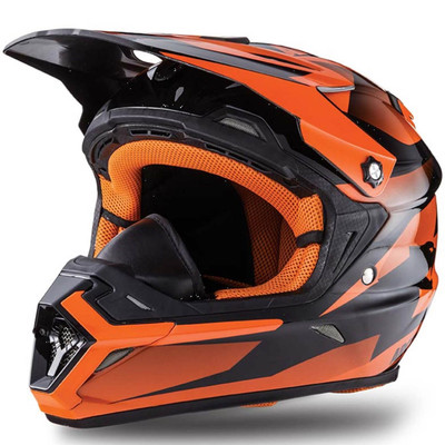 ADULT MX AIRCAT HELMET - ORANGE-M