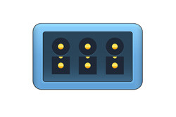 IN-71ZH1 ECG TRUNK CABLES 3 LEADS