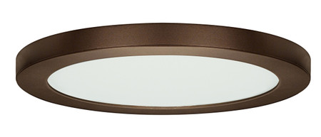 25 WATT 13 INCH FLUSH MOUNT LED FIXTURE 3000K ROUND SHAPE BRONZE FINISH 120 VOLTS IN-2FGT2