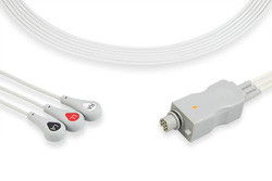 LX-7120 ECG TELEMETRY LEADWIRES SNAP