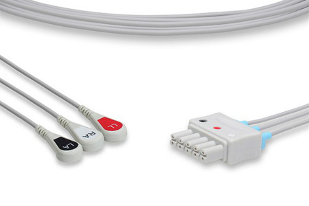 PM 8000 WITH MASIMO TECHNOLOGY ECG LEADWIRES SNAP (GROUPED)