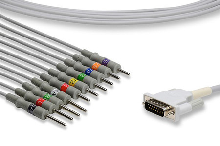 CP 250 DIRECT-CONNECT EKG CABLES NEEDLE