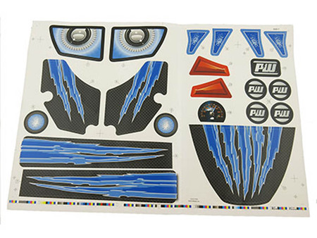 FBM95 DESERT RACER BLUE LABEL SHEET FOR DESERT RACER (FBM95)