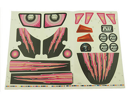 FCD17 DESERT RACER PINK LABEL SHEET FOR DESERT RACER (FCD17)