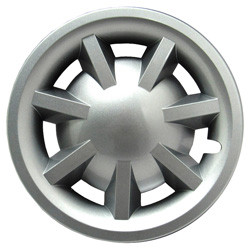 8 IN METALLIC SILVER HUBCAP FOR GAS TXT 2+2 2017 GOLF CART