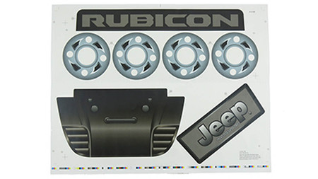 FXM32 6V JEEP RUBICON SMALL LABEL SHEET FOR JEEP (FXM32)
