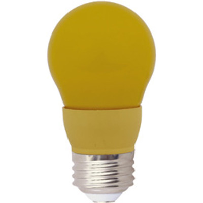 LED LITESPAN A15 OMNI-DIRECTIONAL 5W NON-DIMMABLE COLOR-YELLOW E26 120VAC IN-72FU1