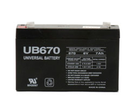 GENERAL PURPOSE SLA BATTERY 6 VOLTS IN-1JQF7