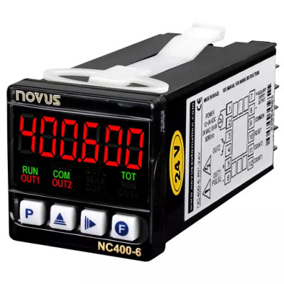 NC400-6-RR 6-DIGIT COUNTER 2 RELAYS OUT 48X48MM 1 16 DIN