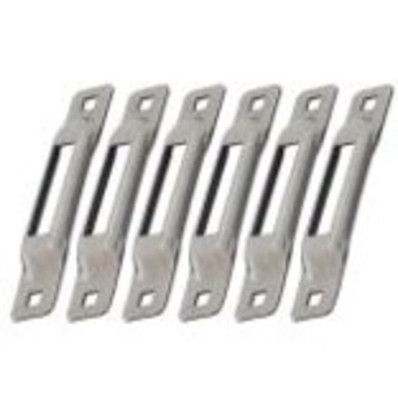 ZINC E TRACK SINGLE STRAP ANCHOR 6 PACK CLAMSHELL Replacement