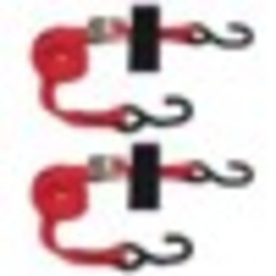 1 INCHES X 8 FEET S HOOK STRAP TIE DOWN WITH CAM 1500 LB 2 PACK Replacement